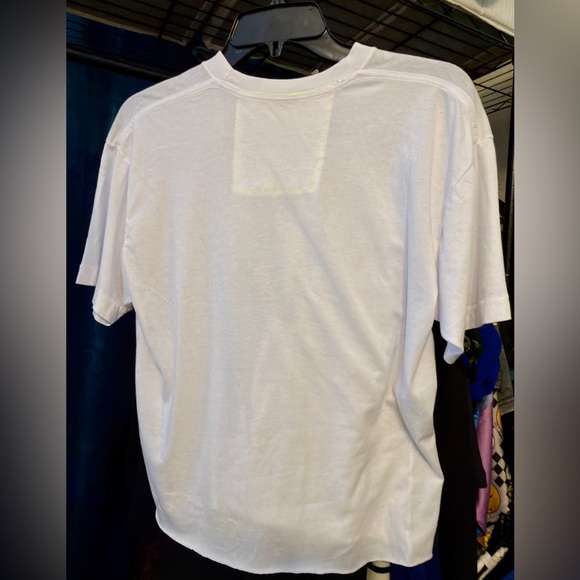 Aviator Nation White Short Sleeve Tee with Black Lightning Bolt - Picture 6 of 6